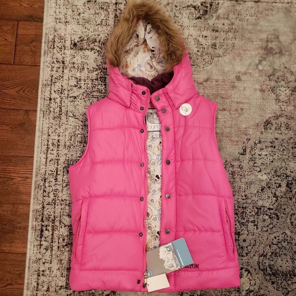 NWT Womens Burton Rancher Puffy Vest Medium